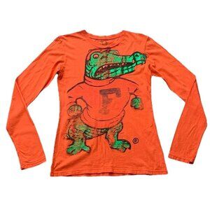 Florida Gators Women’s Long Sleeve T-Shirt Size XL Orange Retro